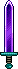 Inventory icon of Gladius (Purple Blade, Teal Hilt)