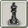Building icon of Homestead Chess Piece - Black King and White Square