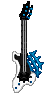 Inventory icon of Electric Guitar (White Body, Blue Spikes)