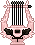 Inventory icon of Lyre (Pink Flashy)