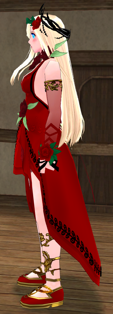 Equipped GiantFemale Winter Set viewed from the side