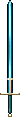 Inventory icon of Two-handed Sword (Blue Blade)