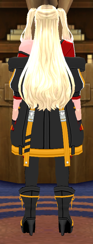 Equipped GiantFemale Heavy Jacket Set viewed from the back
