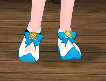 Equipped Otherworldly Hanbok Shoes (F) viewed from the front