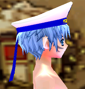 Equipped Sailor Hat (M) viewed from the side