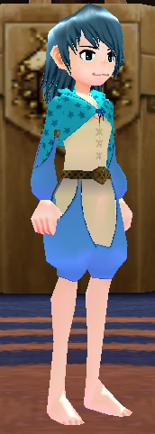 Equipped Star-shaped Magician Outfit (M) viewed from an angle