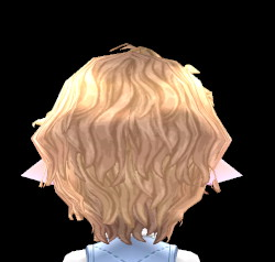 Equipped Talvish Wig (Default) viewed from the back