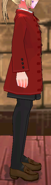 Equipped Rin Tohsaka Uniform viewed from the side