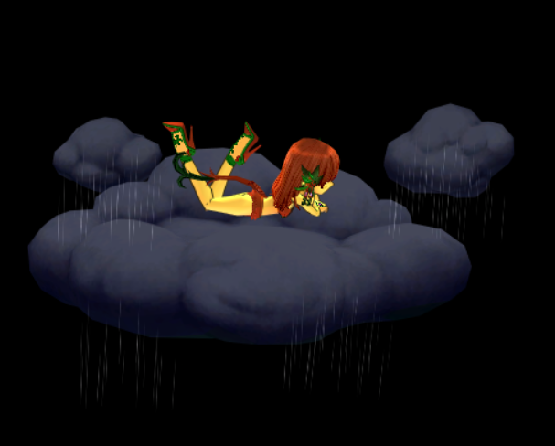 Seated preview of Dreamer's Rain Cloud Bed