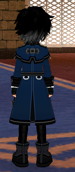 Equipped Detective Outfit (M) viewed from the back