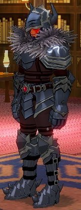 Equipped GiantMale Dark Knight Set viewed from an angle