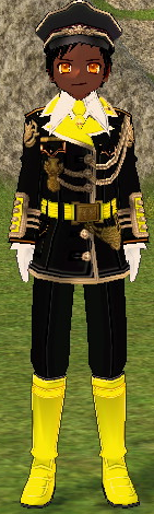 Equipped Professor J Circle Outfit (M) viewed from the front