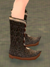 Equipped Giant Wedding Boots (M) viewed from the side