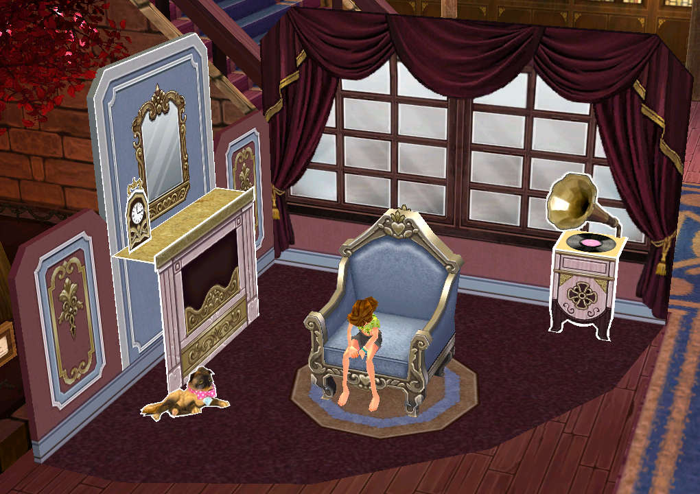 Seated preview of Mansion Parlor Studio Set