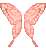 Icon of Pink Butterfly Wings