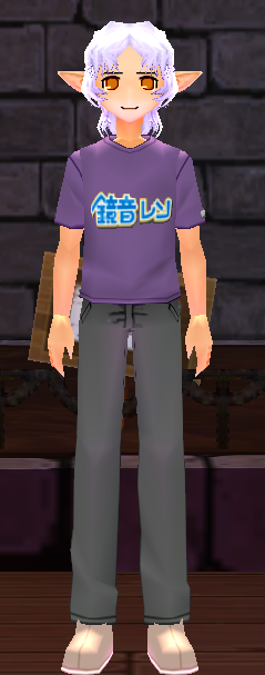 Equipped Male Kagamine Len Shirt viewed from the front