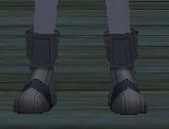 Equipped Haku's Shoes viewed from the front