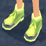 Equipped Leo Tie Shoes viewed from an angle