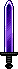 Inventory icon of Gladius (Purple Blade, Black Hilt)