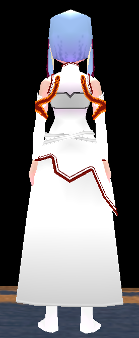 Equipped Asuna SAO Outfit (Default) viewed from the back