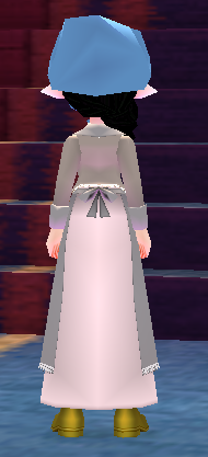 Equipped Female Pilgrim Set viewed from the back