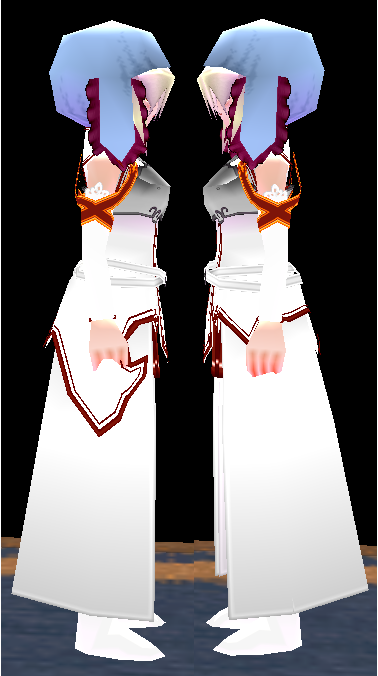 Equipped Asuna SAO Outfit (Default) viewed from the side