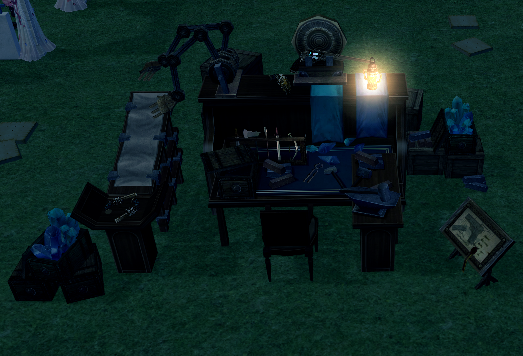 How Homestead Hillwen Engineer's Tool Rack appears at night