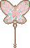 Icon of Glittering Fairy Wing Fan
