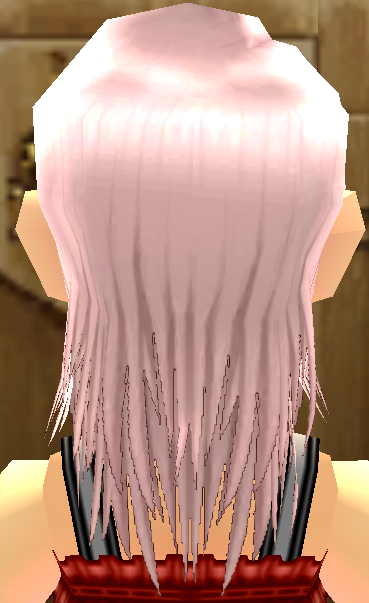 Equipped Sinead Wig viewed from the back