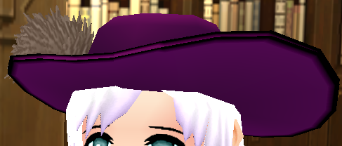 Equipped Master Designer Hat viewed from an angle