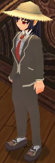 Equipped Mabinogi School Uniform (M) viewed from an angle