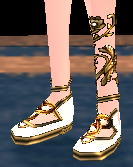 Equipped Winter Princess Boots (Default) viewed from an angle