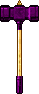 Inventory icon of Battle Hammer (Purple Metal)