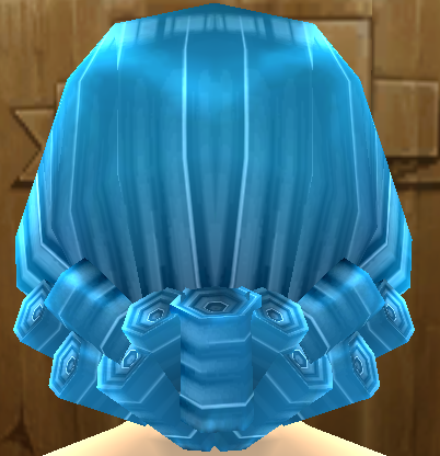 Equipped Arzhela Wig viewed from the back