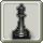 Building icon of Homestead Chess Piece - Black Queen and Black Square