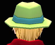 Equipped Fedora with Basic Shades viewed from the back