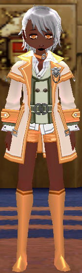 Equipped Eluned Detective Outfit (M) viewed from the front