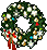 Building icon of Christmas Wreath Chair