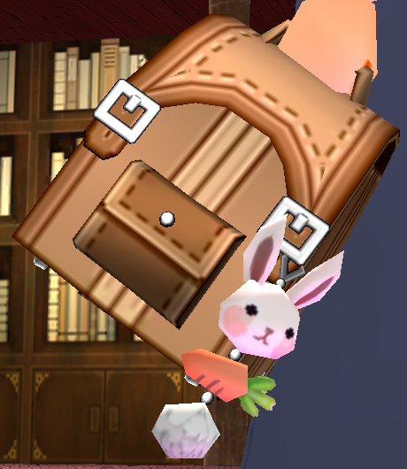Equipped Rabbit Key Chain School Bag