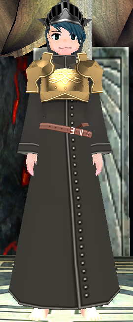 Equipped Long Swordsmanship School Uniform (M) viewed from the front