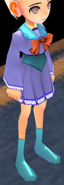 Equipped Magic School Uniform (F) viewed from an angle