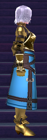 Equipped GiantFemale Royal Knight Set viewed from the side