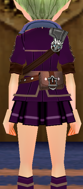 Equipped Magus Crest Outfit (F) viewed from the back