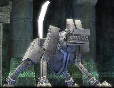Picture of Stone Hound with Glowing Tail