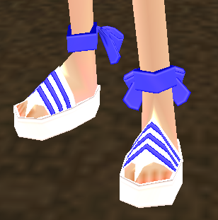Equipped Striped Sailor Sandals viewed from an angle