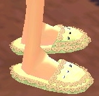 Equipped Slippers viewed from an angle