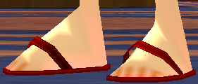 Equipped Portia's Shoes viewed from an angle