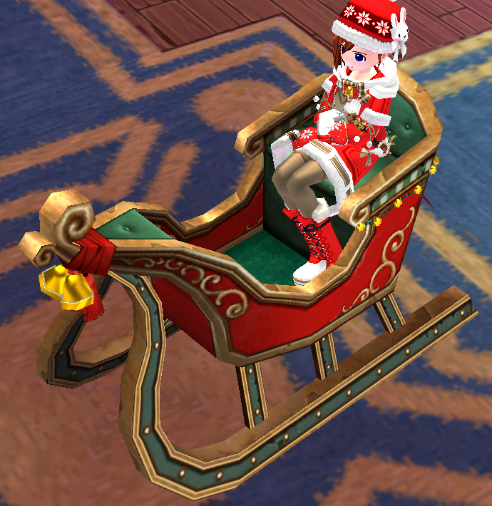 Seated preview of Santa Sleigh