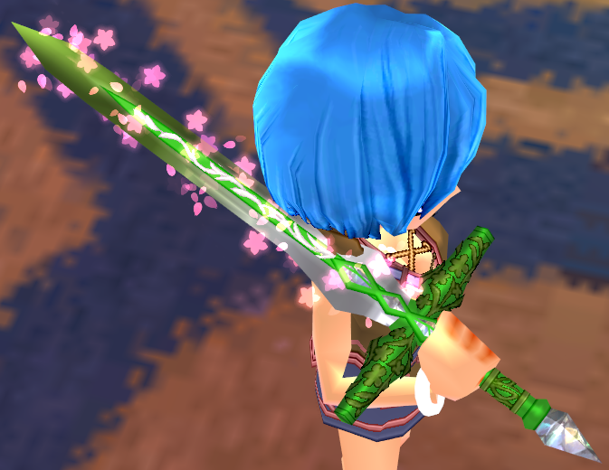 Equipped Yggdrasil Sword