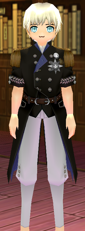 Equipped Admiral Owen's Marine Uniform viewed from the front